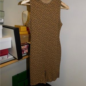 FENDI SKINS BODYSUIT BEIGE